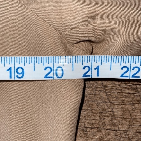 Chico's Womens Waterfall OpenFront Long Sleeve Longline Jacket Coat Tan Size 1 - Picture 7 of 8